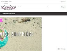 Tablet Screenshot of english.cybershop.fi